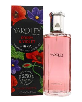 Yardley Poppy & Violet Eau de Toilette 125ml Spray