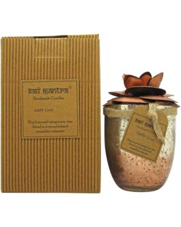 Bali Mantra Camellia Glass Copper Candle 500g – Kaffir Lime