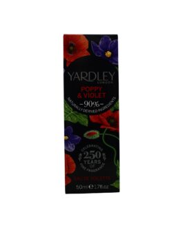 Yardley Poppy & Violet Eau de Toilette 50ml Spray