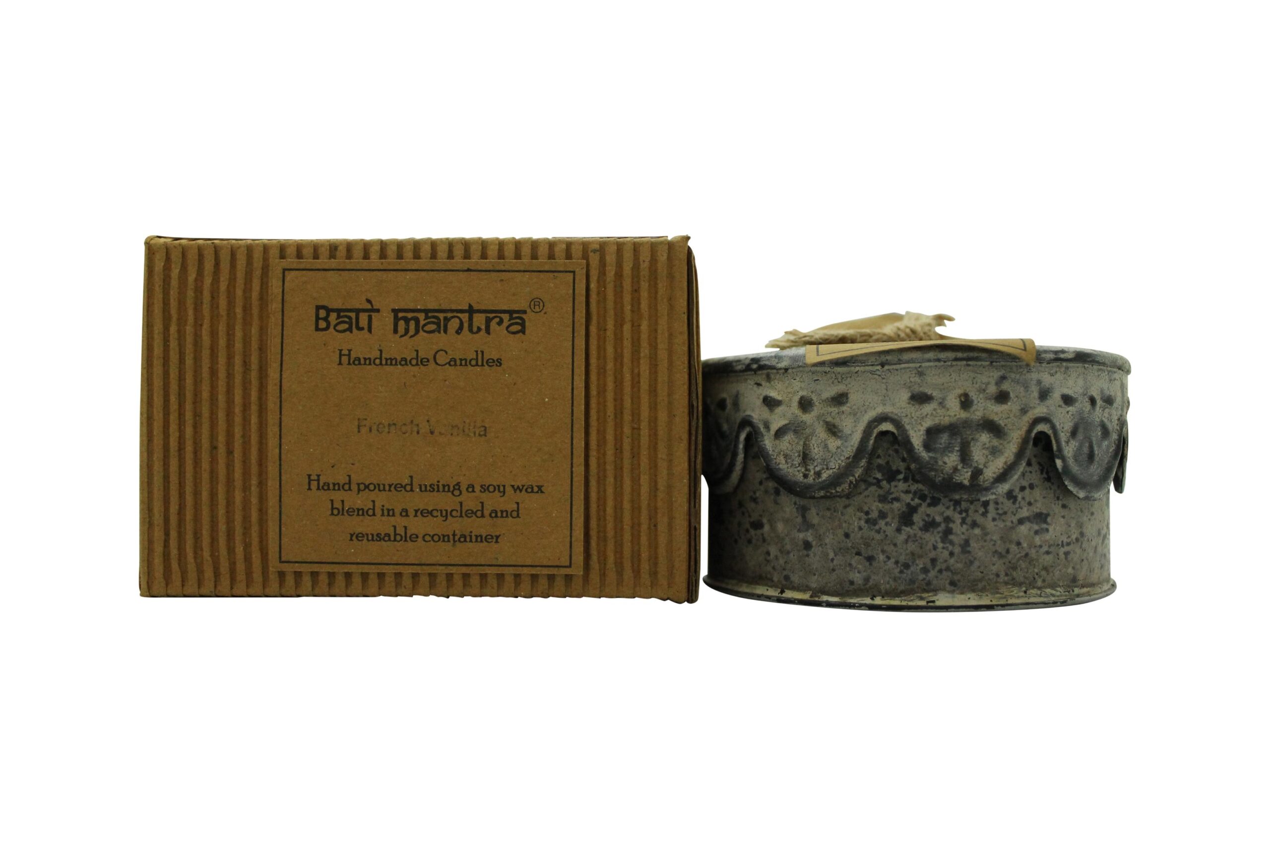 Bali Mantra Victorian Tin Candle 280g – French Vanilla