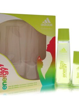 Adidas Fizzy Energy by Adidas Gift Set — 2.5 oz Eau De Toilette Spray + 1 oz Eau De Toilette Spray
