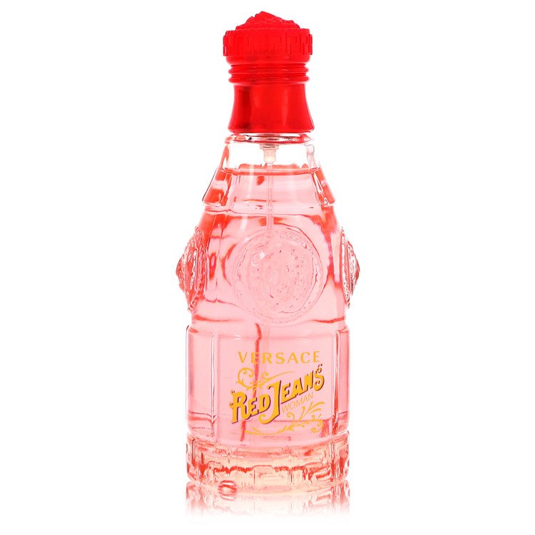 Red Jeans by Versace Eau De Toilette Spray (unboxed) 2.5 oz - Image 2