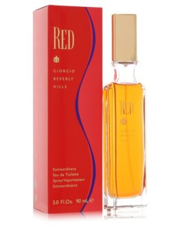 Red by Giorgio Beverly Hills Eau De Toilette Spray 3 oz for Women