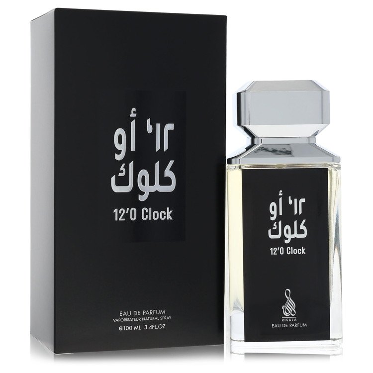 Risala 12’o Clock by Risala Eau De Parfum Spray (Unisex) 3.4 oz for Men Risala 12’o Clock by Risala Eau De Parfum Spray (Unisex) 3.4 oz for Men